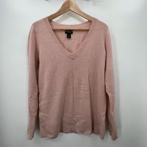 Halogen 100% Cashmere V-Neck Sweater Ladies Size Small